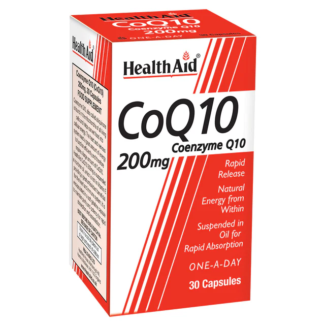 HEALTHAID amino acid capsules coQ10 200mg  30